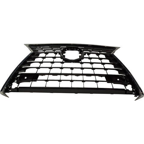 GRILLE FR W/EMBLEM/CHROME SURROUND MOLDING W/O F-SPORT