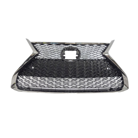GRILLE FR W/F-SPORT/PARK ASSIST SENSOR PAINTED GRAY W/SMOKED CHROME FRAME
