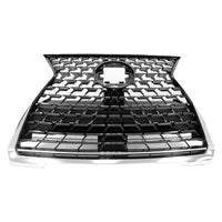 GRILLE FR BLACK W/CHROME MOLDING W/O CAMERA/PARK ASSIST SENSOR/ F-SPRT
