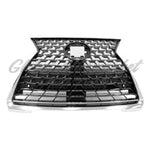 GRILLE FR BLACK W/CHROME MOLDING/PARK ASSIST SENSOR W/O CAMERA/ F-SPRT — photo 1