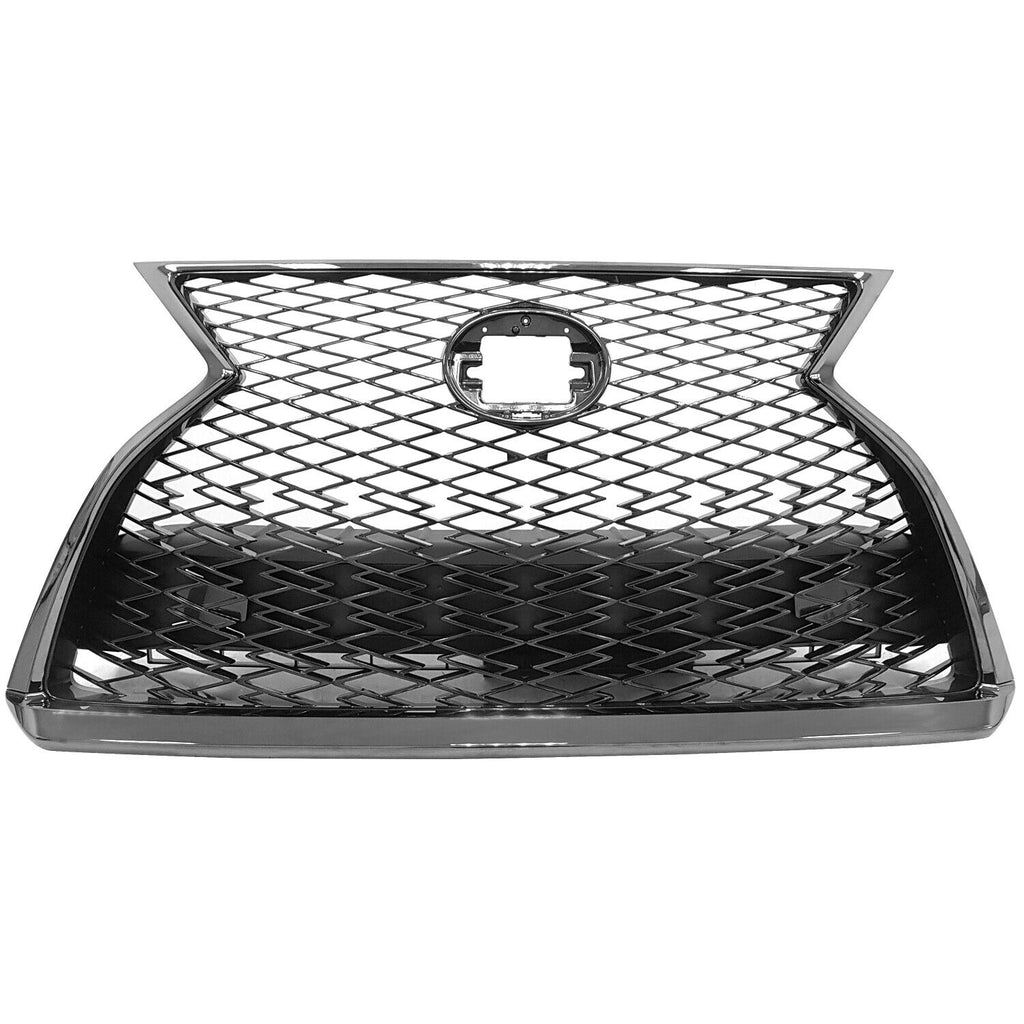 GRILLE FR BLACK W/SMOKED CHROME MOLDING W/O CAMERA/PARK ASSIST SENSOR W/ F-SPRT
