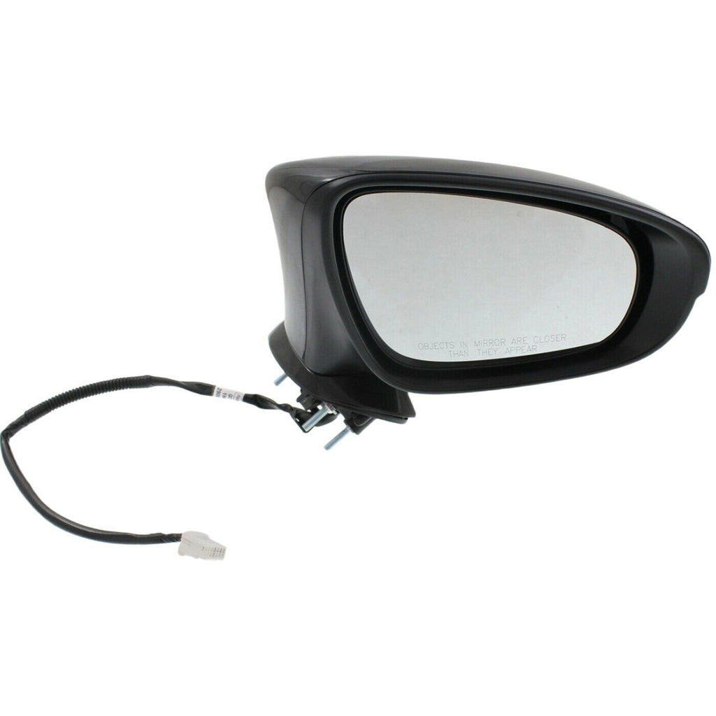 DOOR MIRROR RH POWER PTM HTD W/PUDDLE LAMP/SIGNAL W/O BLIND SPOT