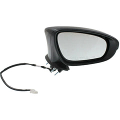 DOOR MIRROR RH POWER PTM HTD W/PUDDLE LAMP/SIGNAL W/O BLIND SPOT