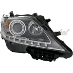 HEAD LAMP RH HALOGEN CAN BUILT BLACK TRIM HQ — photo 2