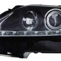 HEAD LAMP RH HALOGEN CAN BUILT BLACK TRIM HQ