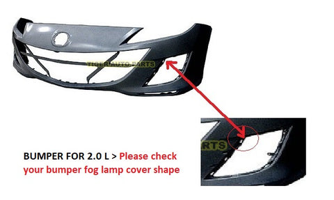 BUMPER FR 2.0L PRIMED W/BUMPER OVERLAP LH/RH INSERT