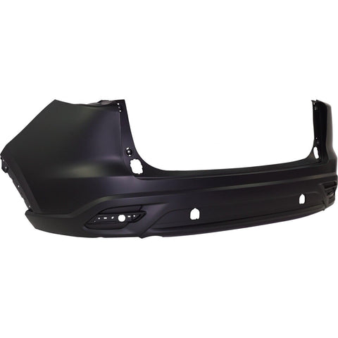 BUMPER RR PRIMED UPPER W/TEXTURED LOWER W/O SENSOR