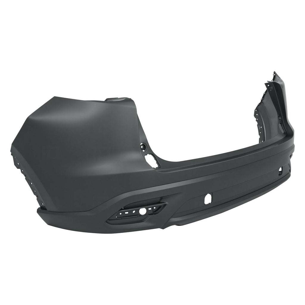 BUMPER RR PRIMED UPPER W/TEXTURED LOWER W/SENSOR W/O MOULDING HOLE