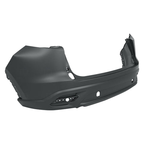 BUMPER RR PRIMED UPPER W/TEXTURED LOWER W/SENSOR W/O MOULDING HOLE