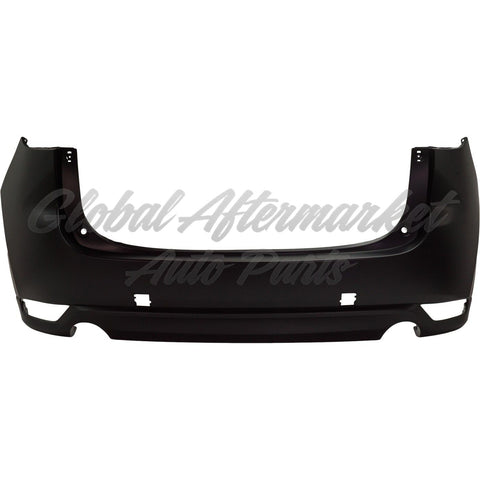 BUMPER RR PRIMED W/TEXTURED LOWER W/O SENSOR