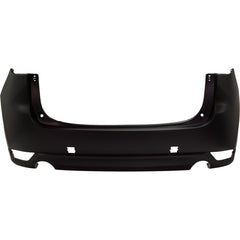 BUMPER RR PRIMED W/TEXTURED LOWER W/O SENSOR
