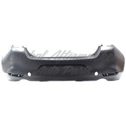 BUMPER RR PRIMED W/TEXTURED LOWER W/O BLIND SPOT/PRE-DRILLED SENSOR JAPAN BUILT SDN CAPA