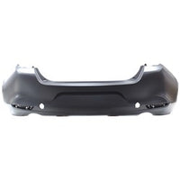 BUMPER RR PRIMED W/TEXTURED LOWER W/O BLIND SPOT/PRE-DRILLED SENSOR JAPAN BUILT SDN