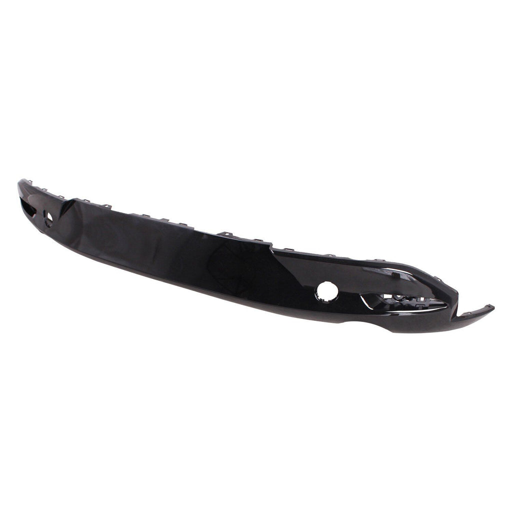 BUMPER RR LOWER GLOSS BLACK W/O SENSOR W/ 2 TOW HOOK HOLES HB CAPA