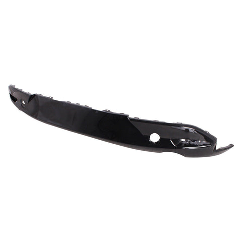 BUMPER RR LOWER GLOSS BLACK W/O SENSOR W/ 2 TOW HOOK HOLES HB CAPA