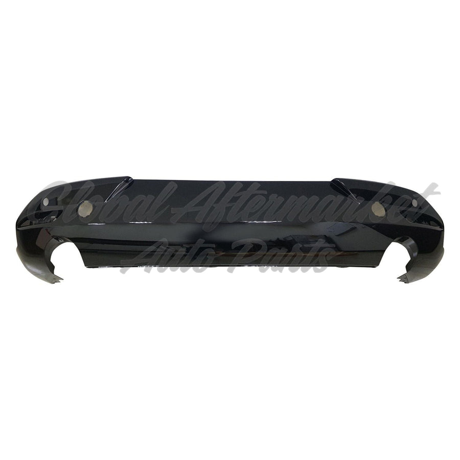 BUMPER RR LOWER BLACK W/ 2 SENSORS/ 2 TOW HOOK HOLES HB
