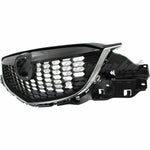 GRILLE PARTIAL PAINTED-BK W/CHROME MLDG — photo 2