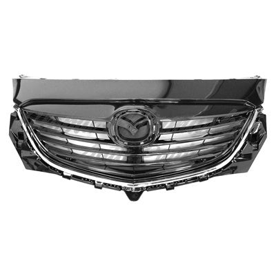 GRILLE PAINTED BLACK W/CHROME MLDG