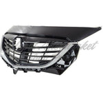 GRILLE PAINTED BLACK W/CHROME MLDG — photo 3