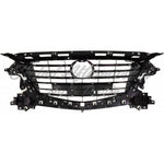 GRILLE MATTE-BLACK MEXICO BUILT W/O EMBLEM BASE FOR USE W/ADDITIONAL MOULDING SDN/HB — photo 1
