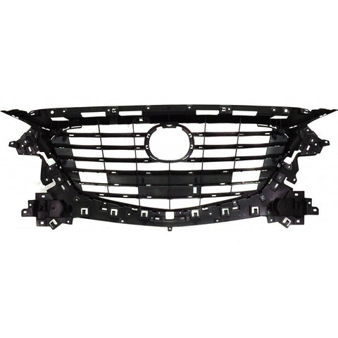GRILLE MATTE-BLACK MEXICO BUILT W/O EMBLEM BASE FOR USE W/ADDITIONAL MOULDING SDN/HB