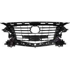 GRILLE MATTE-BLACK MEXICO BUILT W/O EMBLEM BASE FOR USE W/ADDITIONAL MOULDING SDN/HB