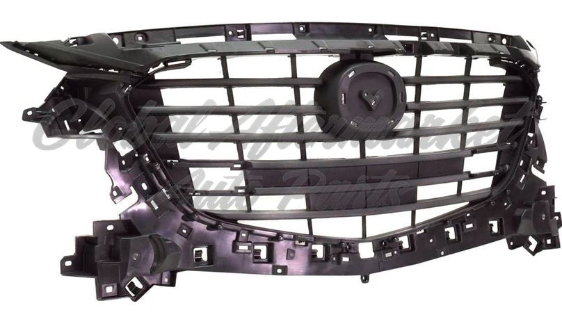 GRILLE MATTE-BLACK MEXICO BUILT W/EMBLEM BASE FOR USE W/ADDITIONAL MOULDING SDN/HB