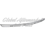GRILLE MOLDING FR CENTER CHROME UPPER 1-PIECE MOLDINGS — photo 2