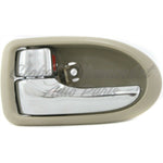 DOOR HANDLE FR LH INNER BEIGE W/CHROME — photo 2