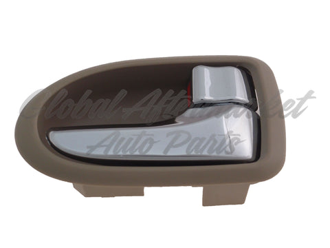 DOOR HANDLE FR RH INNER BEIGE W/CHROME