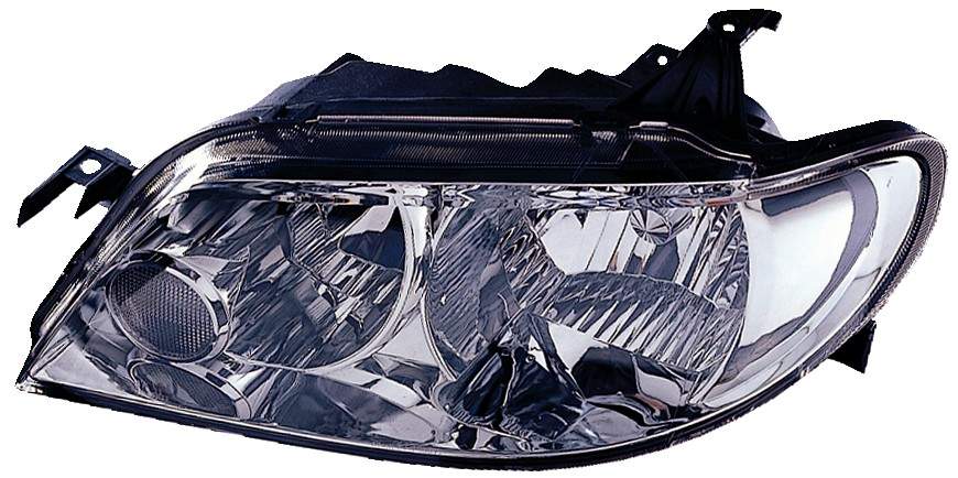 HEAD LAMP LH HB ALUMINUM BEZEL 02-03 HQ