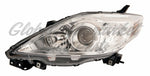 HEAD LAMP LH HALOGEN W/CHROME BEZEL HQ — photo 1