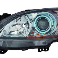 HEAD LAMP LH HALOGEN (6 SPEED W/BLUE PROJECTOR BEZEL) CAPA
