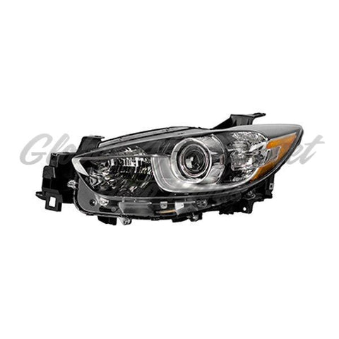 HEAD LAMP LH HID CHROME BEZEL W/BLACK TRIM