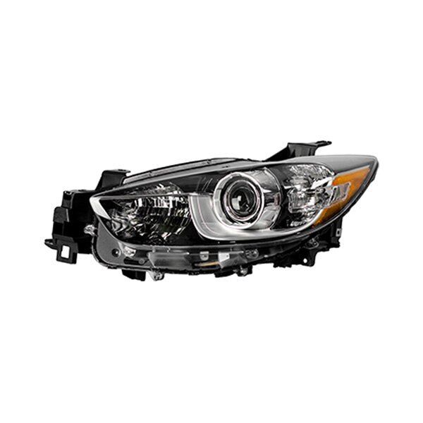 HEAD LAMP LH HID CHROME BEZEL W/BLACK TRIM HQ