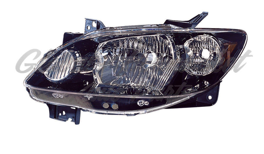 HEAD LAMP RH W/ROCKER MLDGS LH HQ