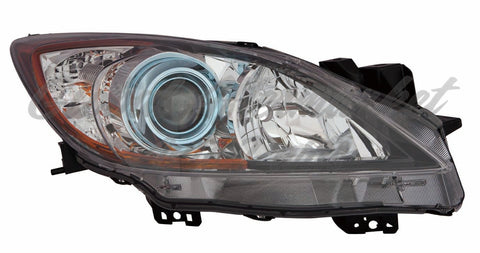 HEAD LAMP RH HALOGEN (6 SPEED W/BLUE PROJECTOR BEZEL) HQ