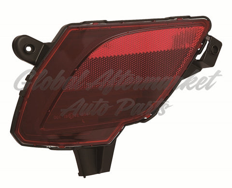 REFLECTOR RR LH ON BUMPER