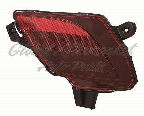 REFLECTOR RR RH ON BUMPER