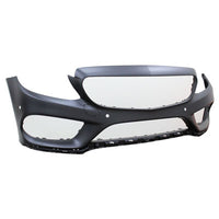 BUMPER FR PRIMED W/AMG/SURROUND VIEW/SENSOR HOLES