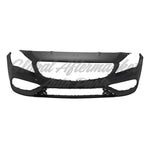 BUMPER FR PRIMED PTM W/TOW HOOK /AMG W/O PARK ASSIST SENSOR/AERO PKG CAPA — photo 1