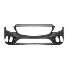 BUMPER FR PRIMED PTM W/AMG W/O ACTIVE PARK ASSIST / CAMERA