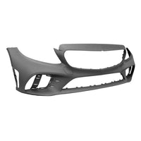 BUMPER FR PRIMED W/AMG/CAMERA W/O PARK ASSIST SENSORS