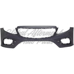 BUMPER FR PRIMED PTM W/TOW HOOK / PARK ASSIST SENSOR / AMG — photo 1