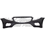 BUMPER FR PRIMED PTM W/TOW HOOK / PARK ASSIST SENSOR / AMG — photo 2