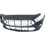 BUMPER FR PRIMED W/TOW HOOK HOLE COVER W/O SENSOR/CAMERA/SMG — photo 2