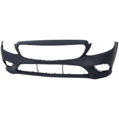 BUMPER FR PRIMED PTM W/TOW HOOK W/O ACTIVE PARK ASSIST/CAMERA/AMG CAPA