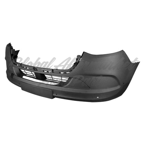 BUMPER FR TEXTURED DARK GRAY W/6 PARK ASSIST SENSOR W/O FOG LAMPS