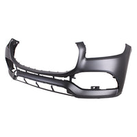BUMPER FR PRIMED PTM W/TOW HOOK W/O PARK ASSIST SENSOR / AMG