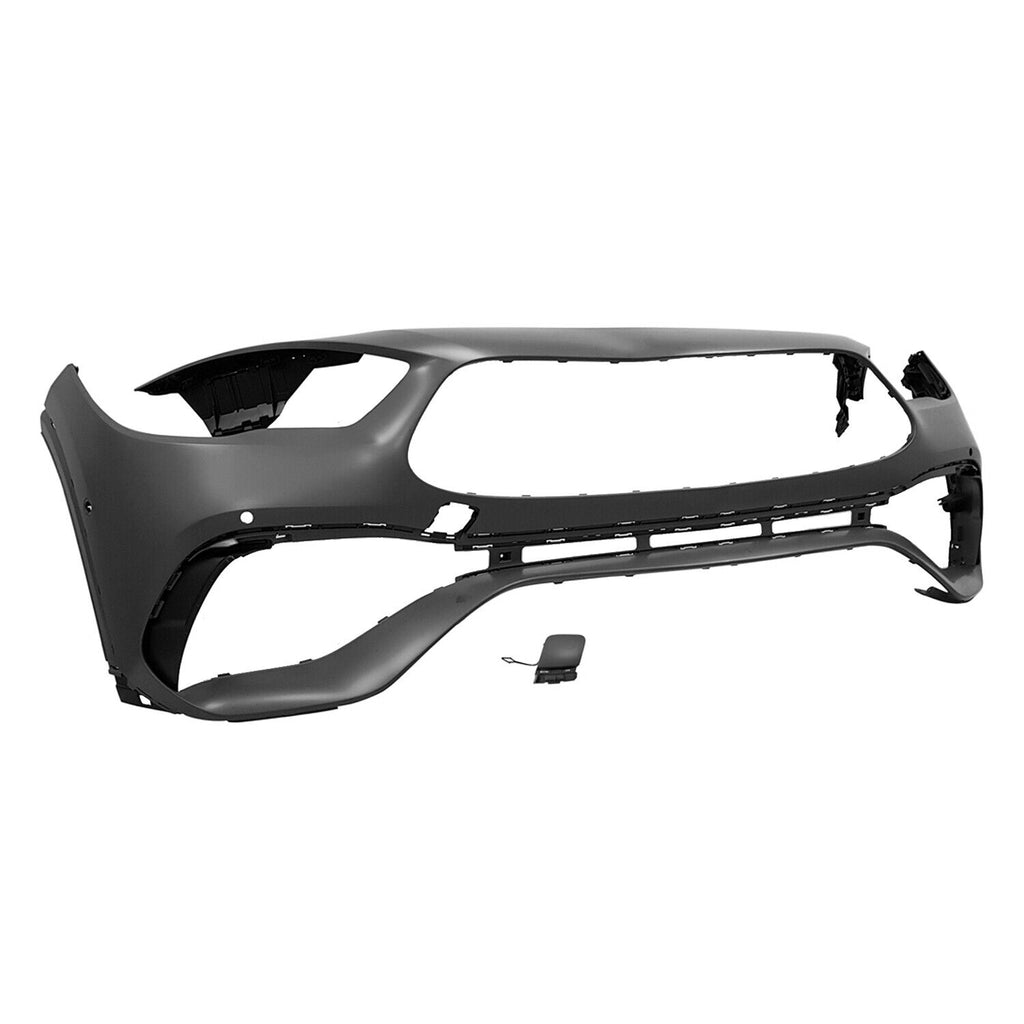 BUMPER FR PRIMED GRAY W/TOW HOOK / 4 PARK ASSIST SENSOR / AMG W/O AERODYNAMIC PKG